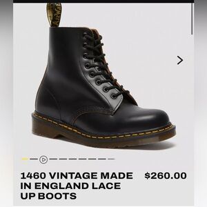 Brand new vintage 1460 boots Dr Martens Black Mens size 11